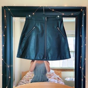 Nordstrom BP Leather Zip-Up Skirt